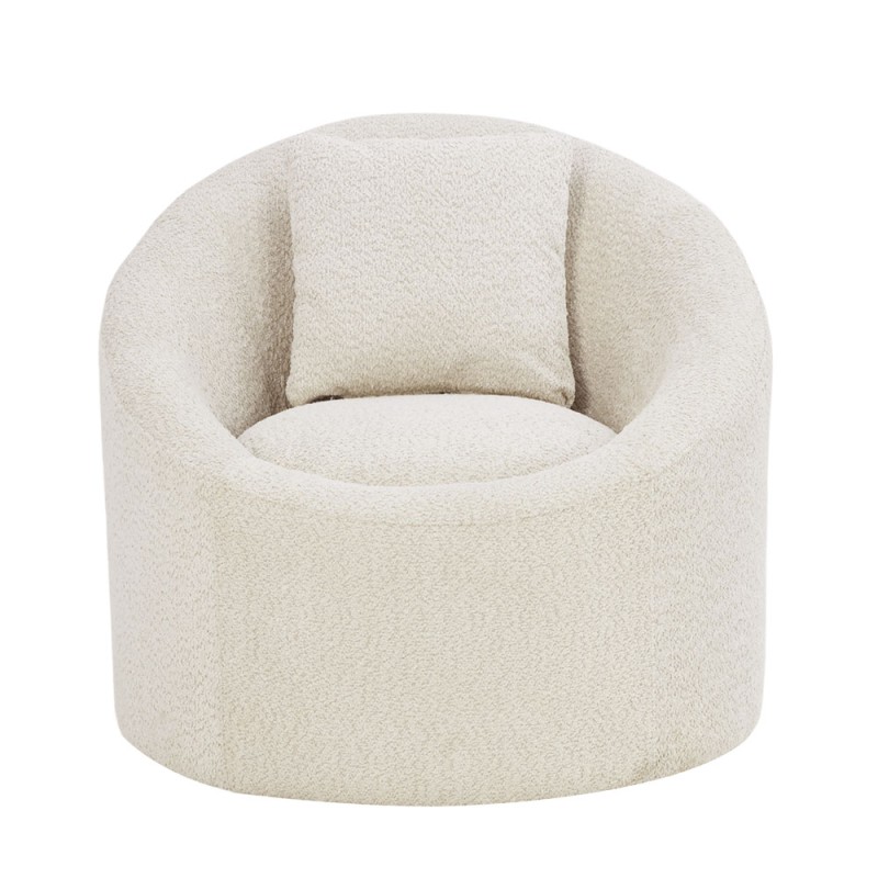 SOFTY ΠΟΛΥΘΡΟΝΑ ΠΕΡΙΣΤΡΕΦΟΜΕΝΗ CREAM 80x80x77cm