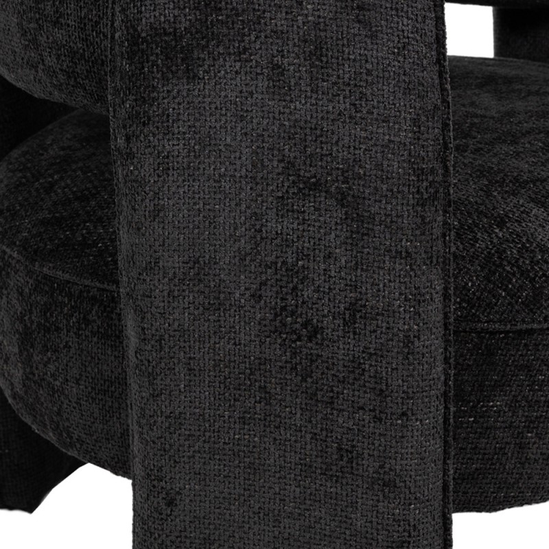 GRADA SMALL ΠΟΛΥΘΡΟΝΑ ΜΑΥΡΟ 79x85x70.5cm