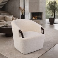 CELINE ΠΟΛΥΘΡΟΝΑ ΠΕΡΙΣΤΡΕΦΟΜΕΝΗ ΛΕΥΚΟ ΚΑΡΥΔΙ 74x73x72cm