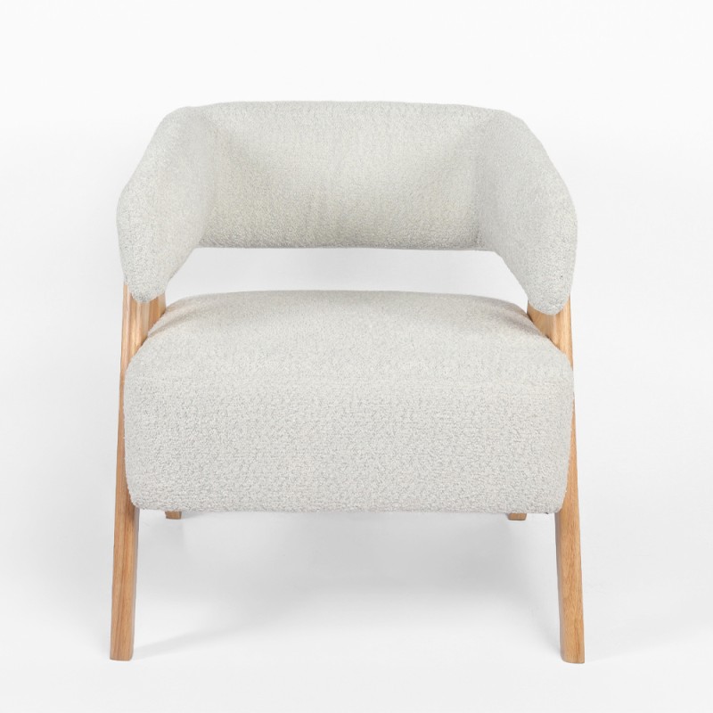 LAMDA ΠΟΛΥΘΡΟΝΑ BEIGE ΦΥΣΙΚΟ 74x67x66cm