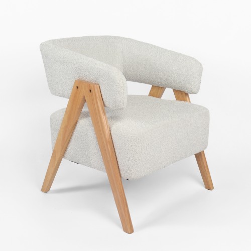 LAMDA ΠΟΛΥΘΡΟΝΑ BEIGE ΦΥΣΙΚΟ 74x67x66cm