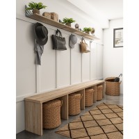 SEAGRASS ΚΑΛΑΘΙ ΜΕ ΚΑΠΑΚΙ SET 2ΤΜΧ 44x44x45cm SEAGRASS ΦΥΣΙΚΟ