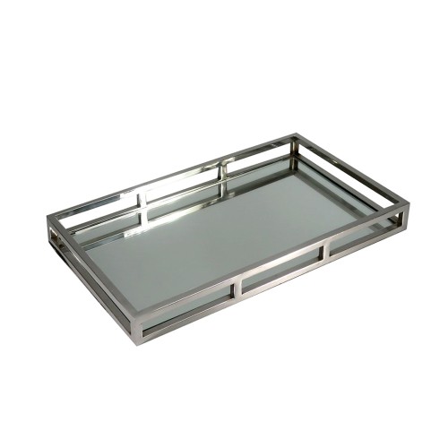 MIROIR ΔΙΣΚΟΣ ΔΙΑΚΟΣΜΗΣΗΣ 50x30x6cm ΑΛΟΥΜΙΝΙΟ ΑΣΗΜΙ