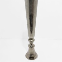 FLORES ΒΑΖΟ 20x20x71cm ΑΛΟΥΜΙΝΙΟ ΑΣΗΜΙ