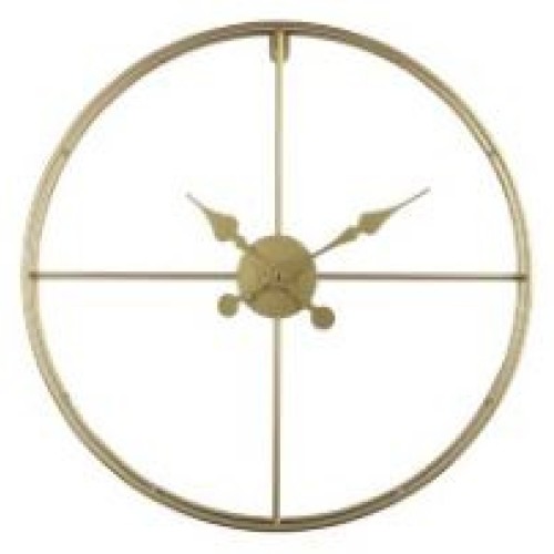 TEMPUS ΡΟΛΟΪ ΤΟΙΧΟΥ 60x60x7cm ΜΕΤΑΛΛΟ ΧΡΥΣΟ