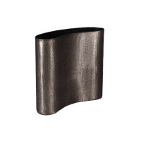 MARGO ΒΑΖΟ 29x10x29cm ΑΛΟΥΜΙΝΙΟ SMOKE BLACK