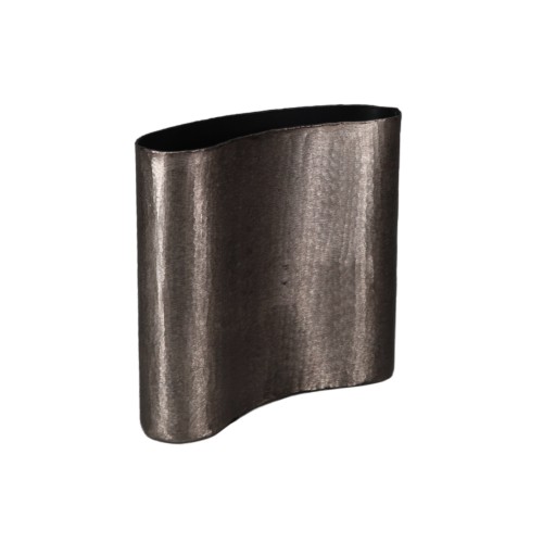 MARGO ΒΑΖΟ 29x10x29cm ΑΛΟΥΜΙΝΙΟ SMOKE BLACK