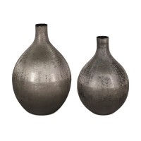 VERGE 1 ΒΑΖΟ 22x22x35cm ΑΛΟΥΜΙΝΙΟ SMOKE BLACK