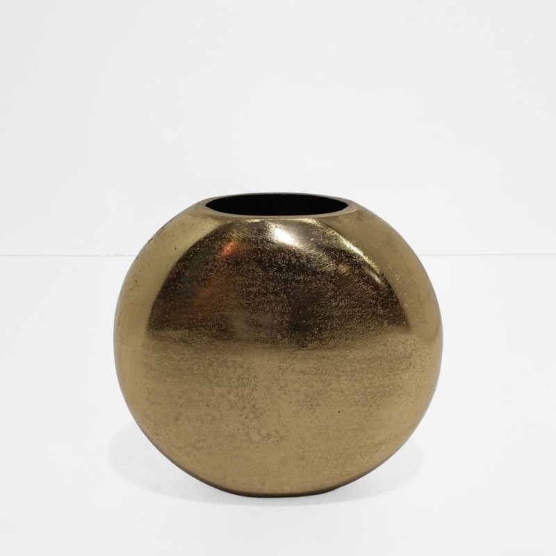 BALLON ΒΑΖΟ 28x27x8cm ΑΛΟΥΜΙΝΙΟ ΧΡΥΣΟ