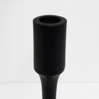 NIO ΚΗΡΟΠΗΓΙΟ 13x13x39cm ΑΛΟΥΜΙΝΙΟ ΜΑΥΡΟ