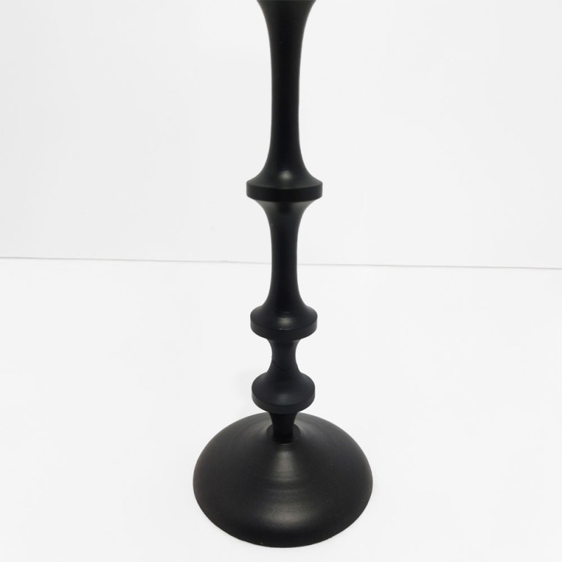 NIO ΚΗΡΟΠΗΓΙΟ 13x13x34cm ΑΛΟΥΜΙΝΙΟ ΜΑΥΡΟ