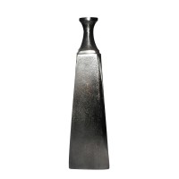 GLORY ΒΑΖΟ 13x13x41cm ΑΛΟΥΜΙΝΙΟ ΜΑΥΡΟ