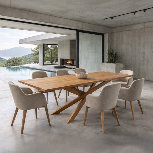 STIXIS ΤΡΑΠΕΖΙ ΦΥΣΙΚΟ 200x95x76cm