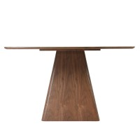 TOTEM ΤΡΑΠΕΖΙ ΚΑΡΥΔΙ ΛΕΥΚΟ ΜΕ ΟΨΗ ΜΑΡΜΑΡΟΥ 120x120x76cm