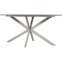 CASPIAN ΤΡΑΠΕΖΙ ΓΚΡΙ ΜΕ ΟΨΗ ΜΑΡΜΑΡΟΥ 180x90x75cm