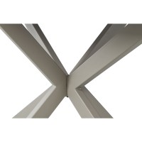 CASPIAN ΤΡΑΠΕΖΙ ΓΚΡΙ ΜΕ ΟΨΗ ΜΑΡΜΑΡΟΥ 180x90x75cm
