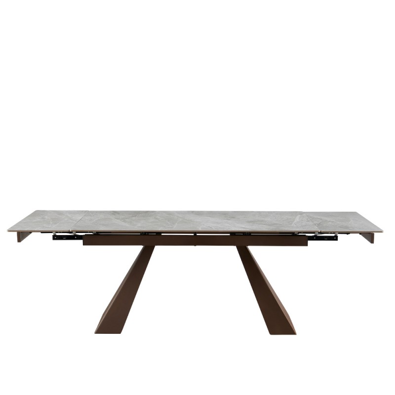 BRUNO ΤΡΑΠΕΖΙ ΕΠΕΚΤΕΙΝΟΜΕΝΟ-Η ΓΚΡΙ LATTE 160x90x75cm