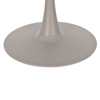 CASPIAN ΤΡΑΠΕΖΙ ΓΚΡΙ ΜΕ ΟΨΗ ΜΑΡΜΑΡΟΥ 80x80x75cm