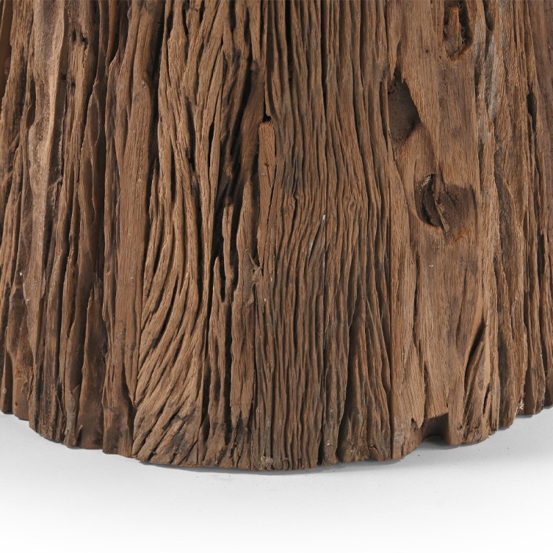 RICHMONT ΤΡΑΠΕΖΙ ΡΟΤΟΝΤΑ ΚΑΡΥΔΙ ΑΣΗΜΙ 127x127x76cm