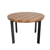 BOBBA ΤΡΑΠΕΖΙ ΡΟΤΟΝΤΑ SONOMA 110x110x75cm