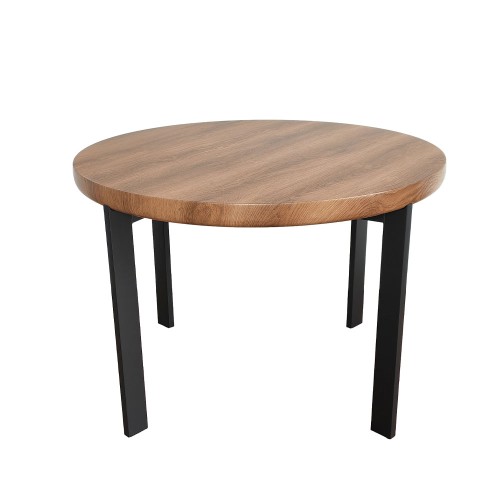 BOBBA ΤΡΑΠΕΖΙ ΡΟΤΟΝΤΑ SONOMA 110x110x75cm