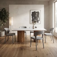 PILLAR ΤΡΑΠΕΖΙ ΛΕΥΚΟ 180x90x75cm