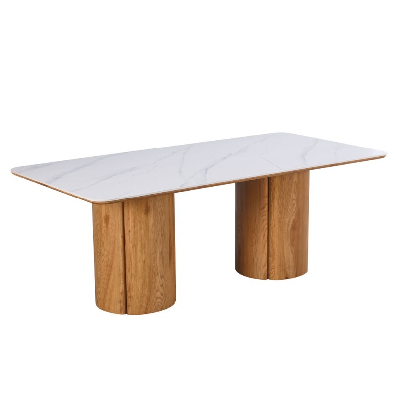 PILLAR ΤΡΑΠΕΖΙ ΛΕΥΚΟ 180x90x75cm
