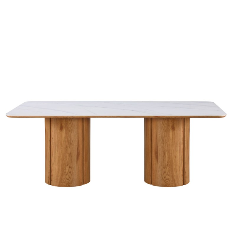 PILLAR ΤΡΑΠΕΖΙ ΛΕΥΚΟ 180x90x75cm