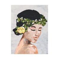 SPRING LADY ΠΙΝΑΚΑΣ ΔΙΑΚΟΣΜΗΣΗΣ 60x80x4cm ΚΑΜΒΑΣ ΠΟΛΥΧΡΩΜΟ