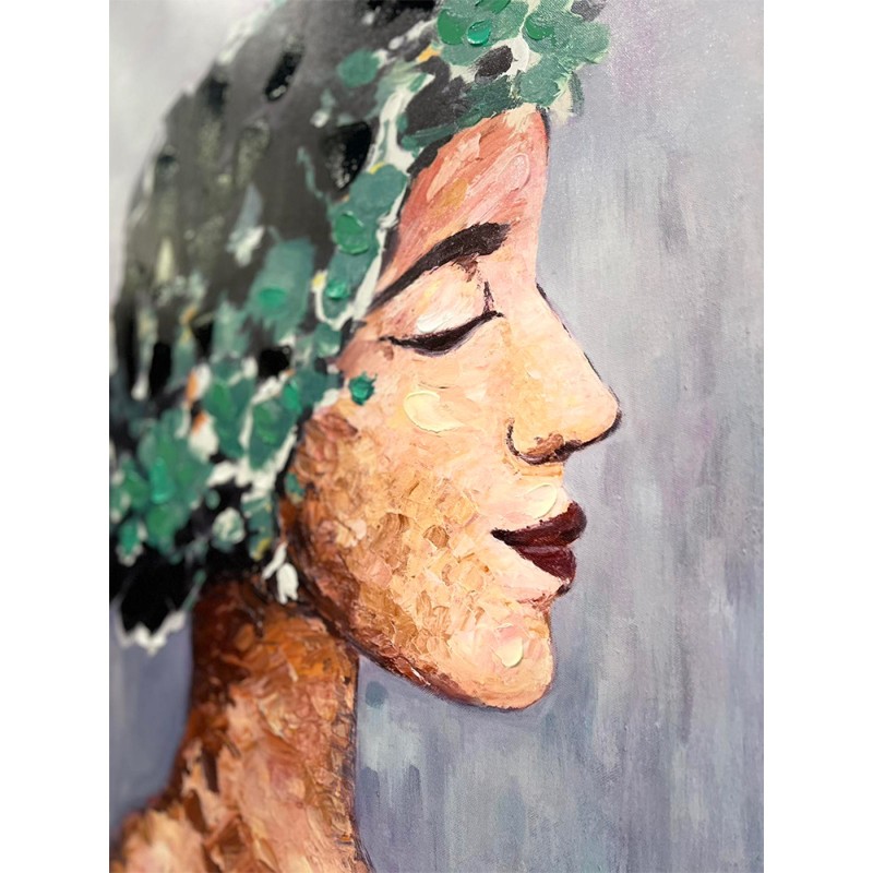 SPRING LADY ΠΙΝΑΚΑΣ ΔΙΑΚΟΣΜΗΣΗΣ 60x80x4cm ΚΑΜΒΑΣ ΠΟΛΥΧΡΩΜΟ
