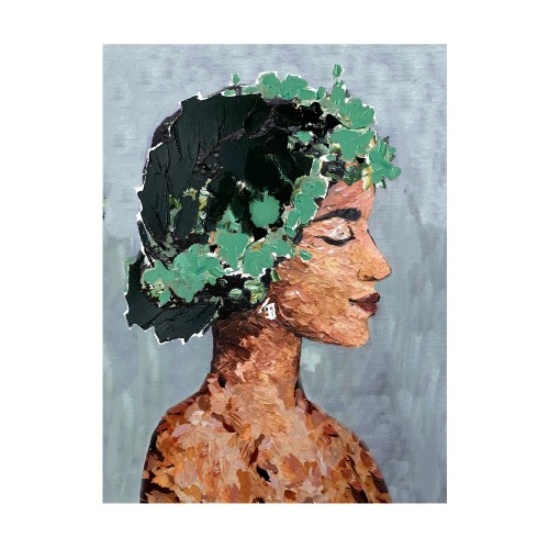SPRING LADY ΠΙΝΑΚΑΣ ΔΙΑΚΟΣΜΗΣΗΣ 60x80x4cm ΚΑΜΒΑΣ ΠΟΛΥΧΡΩΜΟ
