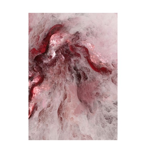 ΒRΕΚΕΝ ΠΙΝΑΚΑΣ ΔΙΑΚΟΣΜΗΣΗΣ 60x90x3cm ΚΑΜΒΑΣ ΚΟΚΚΙΝΟ ΛΕΥΚΟ ΞΥΛΟ ΡΟΖ
