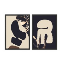 BRAK ΠΙΝΑΚΑΣ 42x56x2cm MDF ΠΟΛΥΧΡΩΜΟ ΧΑΡΤΙ ΜΑΥΡΟ