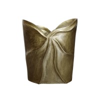 IWA 1 ΒΑΖΟ 23x8x30cm ΑΛΟΥΜΙΝΙΟ ΧΡΥΣΟ ΑΝΤΙΚΕ