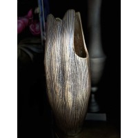 BAJAN ΒΑΖΟ 20x14x46cm ΑΛΟΥΜΙΝΙΟ ΧΡΥΣΟ ΑΝΤΙΚΕ