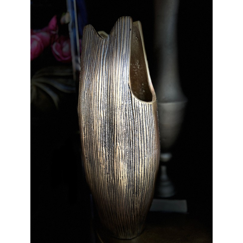 BAJAN ΒΑΖΟ 20x14x46cm ΑΛΟΥΜΙΝΙΟ ΧΡΥΣΟ ΑΝΤΙΚΕ