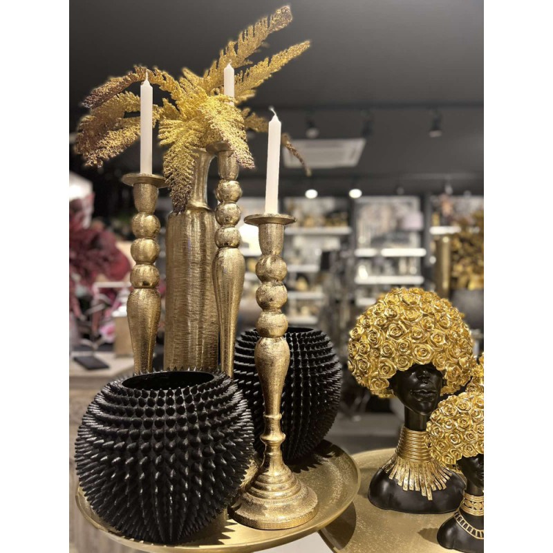 DAZZLE ΚΗΡΟΠΗΓΙΟ 15x15x46cm ΑΛΟΥΜΙΝΙΟ ΧΡΥΣΟ