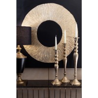 DAZZLE ΚΗΡΟΠΗΓΙΟ 15x15x46cm ΑΛΟΥΜΙΝΙΟ ΧΡΥΣΟ