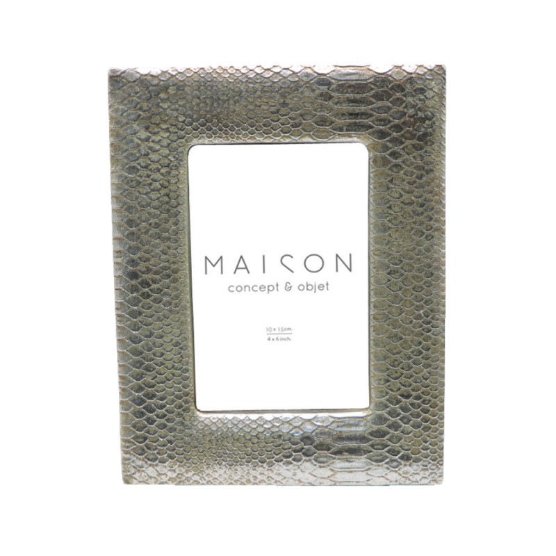 TRIM ΚΟΡΝΙΖΑ 17x2x21cm POLYRESIN ΑΣΗΜΙ ΓΥΑΛΙ