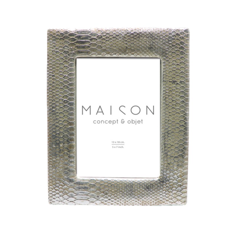 TRIM ΚΟΡΝΙΖΑ 19x3x24cm POLYRESIN ΑΣΗΜΙ ΓΥΑΛΙ