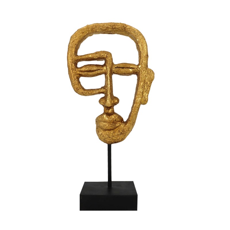 ACT GOLD ΔΙΑΚΟΣΜΗΤΙΚΟ TOTEM 15x7x32cm POLYRESIN ΧΡΥΣΟ ΜΑΥΡΟ