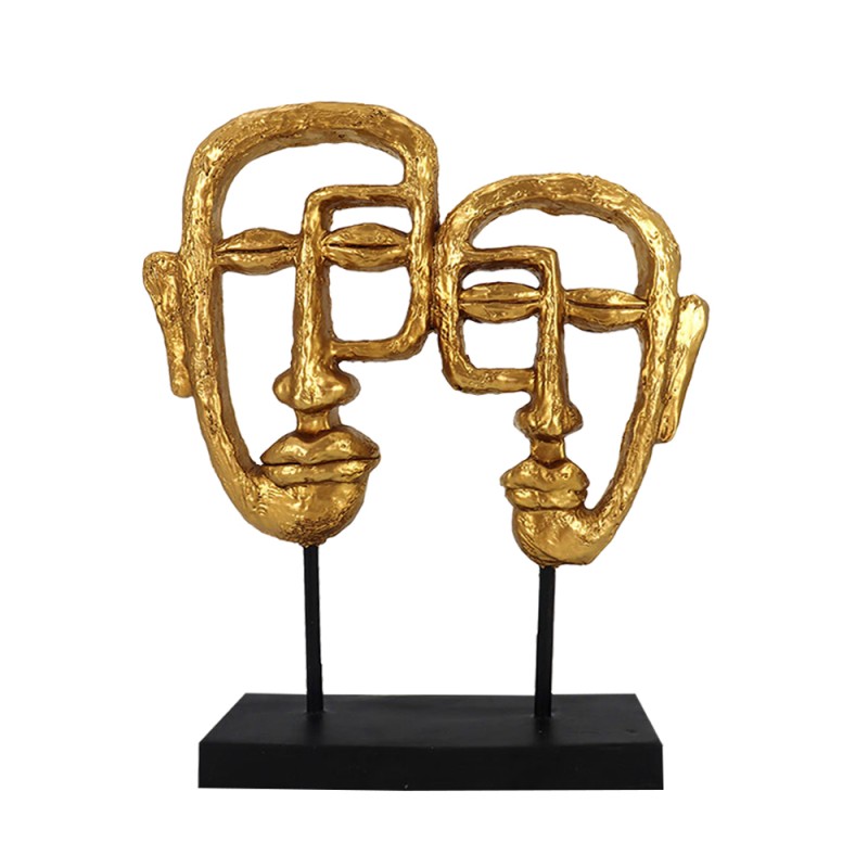 ACT GOLD ΔΙΑΚΟΣΜΗΤΙΚΟ TOTEM 23x6x28cm POLYRESIN ΧΡΥΣΟ ΜΑΥΡΟ