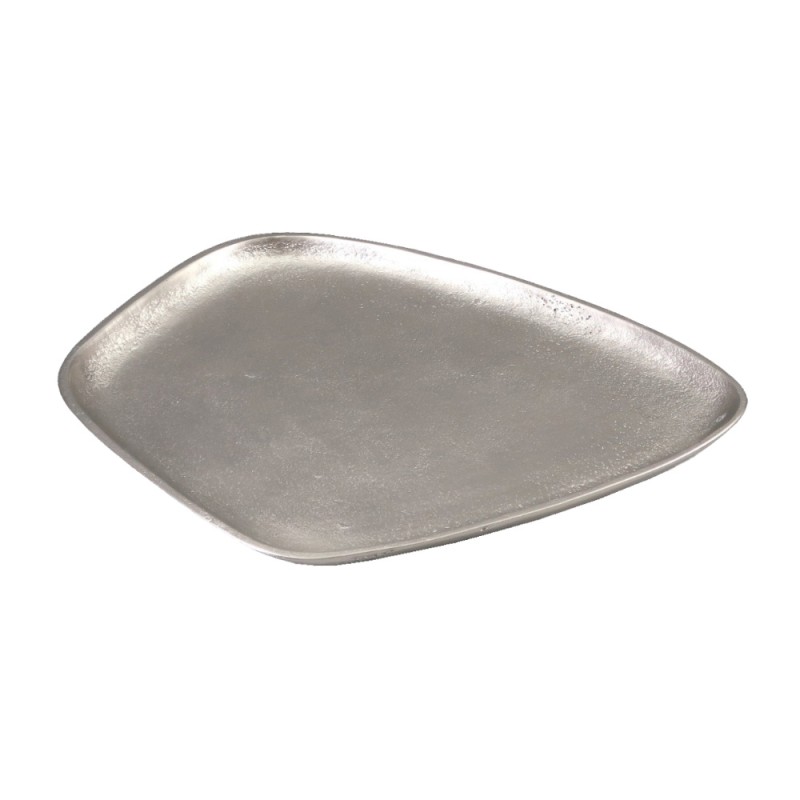 DIAMOND ΔΙΣΚΟΣ ΔΙΑΚΟΣΜΗΣΗΣ 38x34x2cm ΑΛΟΥΜΙΝΙΟ SILVER ΜΑΤ
