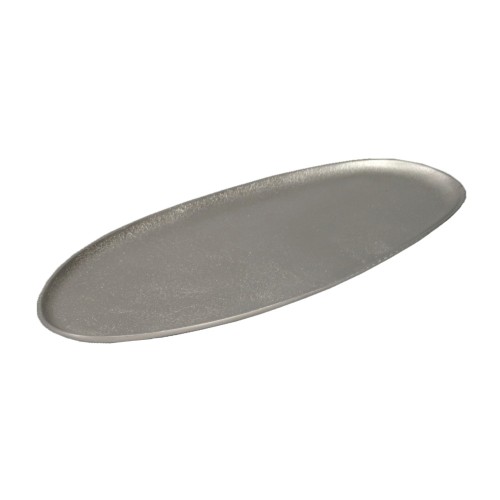 MANDY ΔΙΣΚΟΣ ΔΙΑΚΟΣΜΗΣΗΣ 59x27x1cm ΑΛΟΥΜΙΝΙΟ SILVER ΜΑΤ