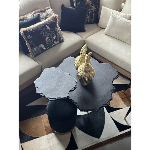 WATCH ΧΑΛΙ ΣΑΛΟΝΙΟΥ 150x200cm ΔΕΡΜΑ ΜΑΥΡΟ ΛΕΥΚΟ ΚΑΦΕ ΜΑΛΛΙΝΟ ΜΠΕΖ