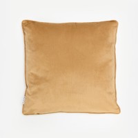FAMA ΔΙΑΚΟΣΜΗΤΙΚΟ ΜΑΞΙΛΑΡΙ 45x45cm ΒΕΛΟΥΔΟ CARAMEL ΧΡΥΣΟ