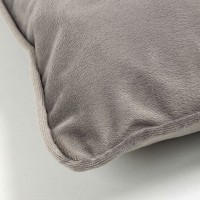SIMPLY FRANCO ΔΙΑΚΟΣΜΗΤΙΚΟ ΜΑΞΙΛΑΡΙ 45x45cm ΒΕΛΟΥΔΟ ΓΚΡΙ