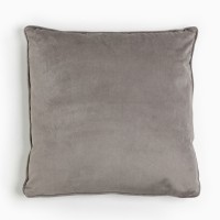 SIMPLY FRANCO ΔΙΑΚΟΣΜΗΤΙΚΟ ΜΑΞΙΛΑΡΙ 45x45cm ΒΕΛΟΥΔΟ ΓΚΡΙ