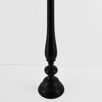 IONAS ΚΗΡΟΠΗΓΙΟ 18x18x74cm ΑΛΟΥΜΙΝΙΟ ΜΑΥΡΟ