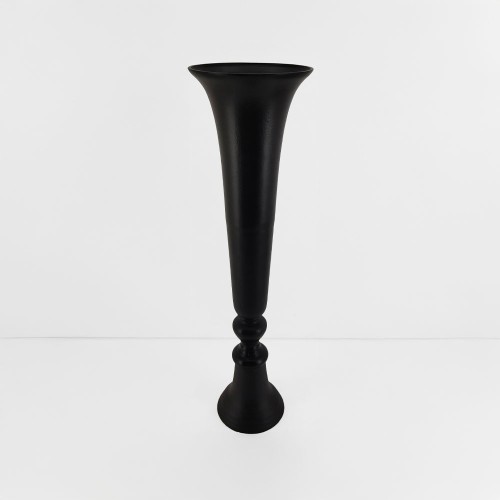 FLORES ΒΑΖΟ 20x20x71cm ΑΛΟΥΜΙΝΙΟ ΜΑΥΡΟ